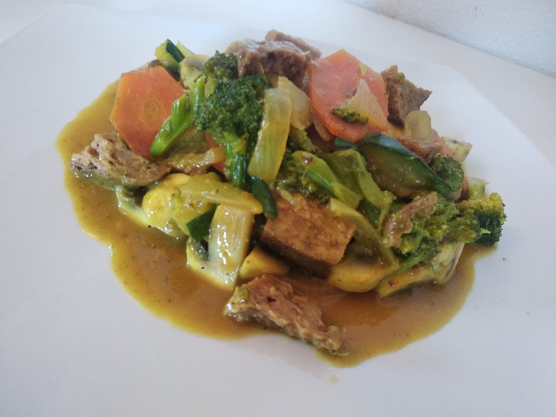 Pollo o Seitan al Curry Maraselles